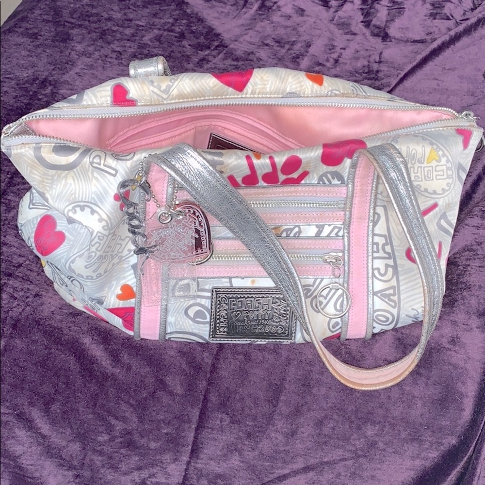 Limited edition Coach Poppy Bag pop art graffiti loud eccentric everyday tote